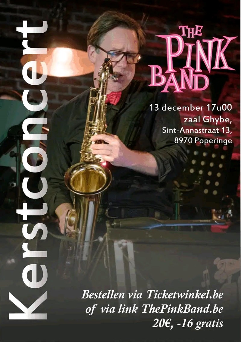 Kerstconcert The Pink Band