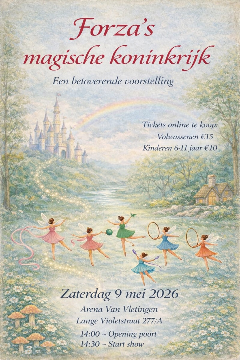 Turnshow Forza Ritmica : Welkom in een magische wereld vol kastelen, draken en sprookjes…