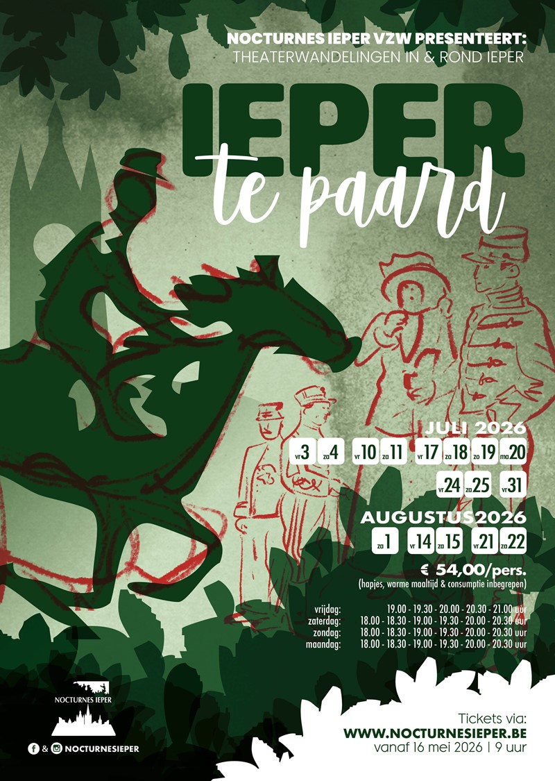 Nocturnes Ieper 2026: 'Ieper te paard'